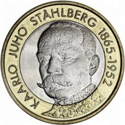 Финляндия 5 евро 2016 год - Каарло Юхо Стольберг (1919-1925)