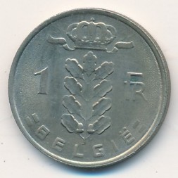 Бельгия 1 франк 1980 год BELGIE