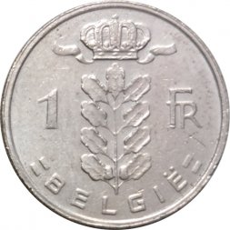 Бельгия 1 франк 1980 год BELGIE