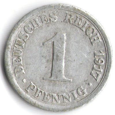 Германия 1 пфенниг 1917 год (G)