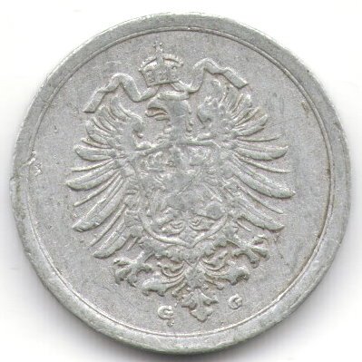 Германия 1 пфенниг 1917 год (G)