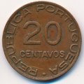 Мозамбик 20 сентаво 1941 год