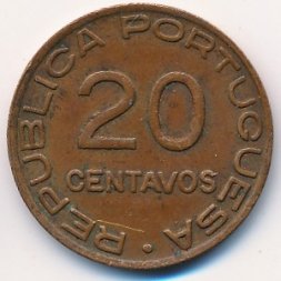 Мозамбик 20 сентаво 1941 год