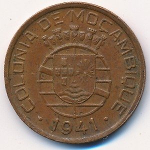 Мозамбик 20 сентаво 1941 год
