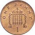 Великобритания 1 пенни 2008 год - Герса