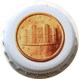 Пробка Италия - RI 2002. 1 Cent Italia