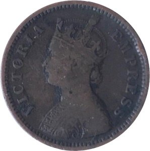 Британская Индия 1/2 пайса 1894 год