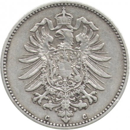 Германия 1 марка 1878 год (CC)