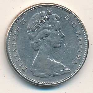 Канада 5 центов 1969 год