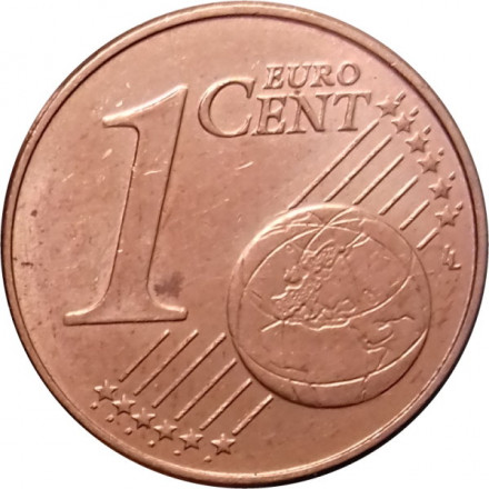 Германия 1 евроцент 2002 год (J)