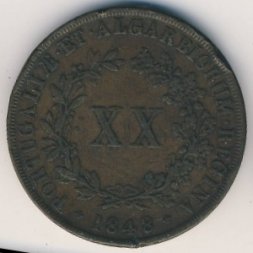 Португалия 20 рейс 1848 год