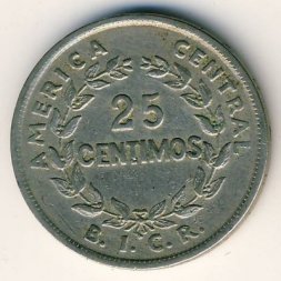 Коста-Рика 25 сентимо 1935 год