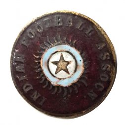 Значок Indian Football Association. Индийская футбольная ассоциация