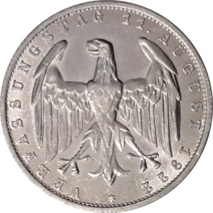 Веймарская республика 3 марки 1922 год (A)