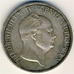 Пруссия 2 талера 1856 год