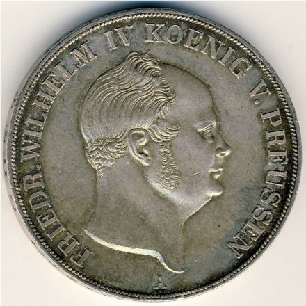 Пруссия 2 талера 1856 год