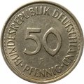 ФРГ 50 пфеннигов 1983 год (F)