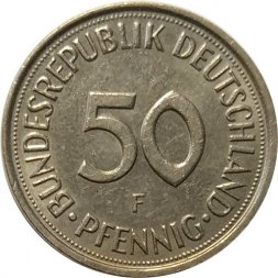 ФРГ 50 пфеннигов 1983 год (F)