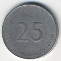 Куба 25 сентаво 1988 год