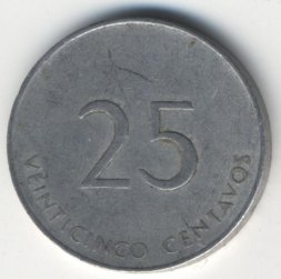 Куба 25 сентаво 1988 год