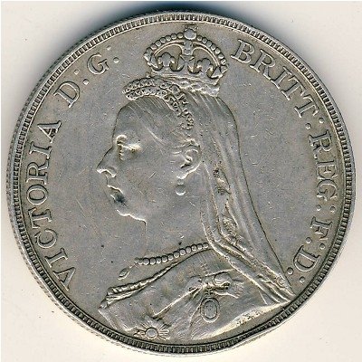 Великобритания 1 крона 1888 год