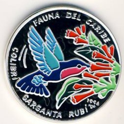 Куба 10 песо 1996 год