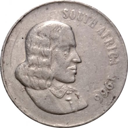 ЮАР 50 центов 1966 год (SOUTH AFRICA)
