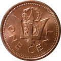 Барбадос 1 цент 2007 год (магнетик)