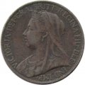 Великобритания 1 фартинг 1901 год