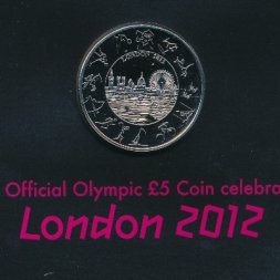 Великобритания 5 фунтов 2012 год