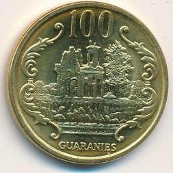 Парагвай 100 гуарани 2004 год