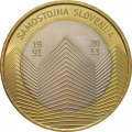 Словения 3 евро 2011 год - 20 лет независимости Словении