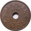 Дания 2 эре 1934 год