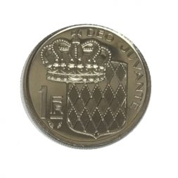 Монако 1 франк 1982 год (unc)