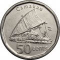 Фиджи 50 центов 2012 год - Волнистый губан