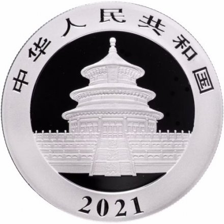 Китай 10 юаней 2021 год - Панда