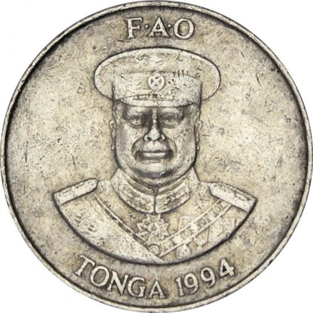 Тонга 20 сенити 1994 год 