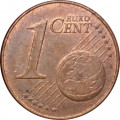 Германия 1 евроцент 2002 год (J)