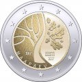 Эстония 2 евро 2017 год - Дорога Эстонии к независимости (в буклете)