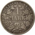 Германия 1 марка 1908 год (A)