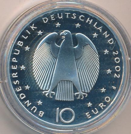 Германия 10 евро 2002 год - Введение Евро