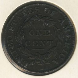США 1 цент 1829 год