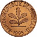ФРГ 2 пфеннига 1995 год (J)