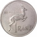 ЮАР 1 рэнд 1986 год - Спрингбок (антилопа-прыгун)