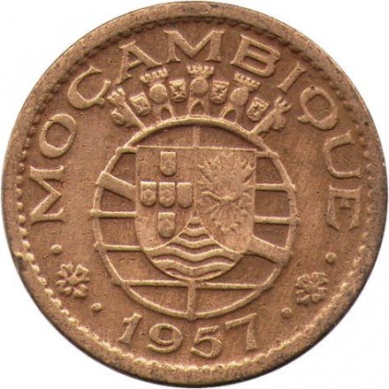 Мозамбик 50 сентаво 1957 год