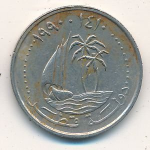 Катар 25 дирхамов 1990 год
