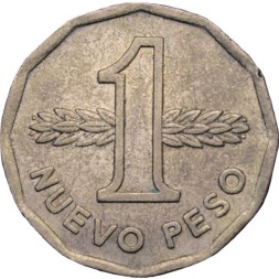 Уругвай 1 новый песо 1978 год