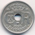 Дания 25 эре 1929 год