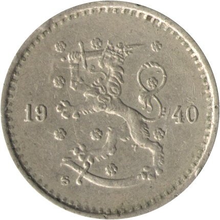 Финляндия 50 пенни 1940 год (Медно-никелевый сплав)