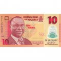 Нигерия 10 найра 2009 год - Доктор Алван Икоку. Герб UNC